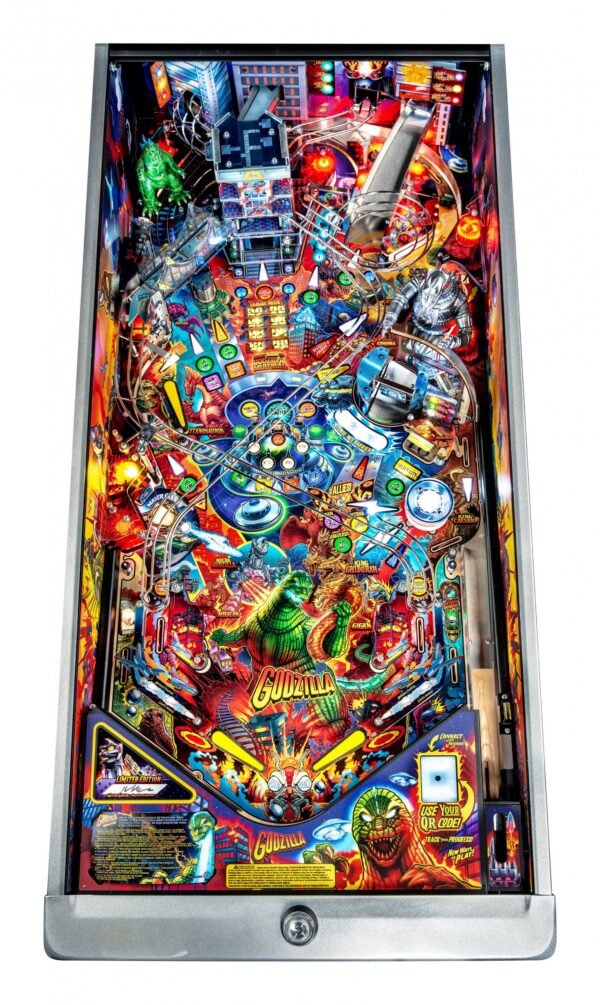 Godzilla LE Pinball, Godzilla Premium Pinball Machine, Godzilla pinball machine, Stern Godzilla pinball, Godzilla Pro pinball, Godzilla Premium pinball, Godzilla LE pinball, Stern pinball machine, Magna Grab pinball, Mechagodzilla multiball, Collapsing skyscraper pinball, Stern Insider Connected, Blue Öyster Cult Godzilla pinball, Zombie Yeti pinball art, Shaker motor pinball, limited edition pinball machine, Where to buy Godzilla pinball machine, Godzilla Pro vs Premium vs LE differences, How does Stern Insider Connected work, Best modern pinball machines 2025, Godzilla pinball machine price, s the Godzilla pinball machine limited edition, How to play Godzilla pinball multiball, Godzilla pinball machine review, Stern vs Jersey Jack pinball, Toho licensed pinball, Limited run Stern pinball, Collector’s edition pinball, Buy pinball machine near florida, Godzilla pinball arcade locations, Stern pinball authorized dealer