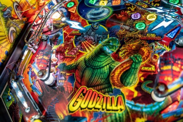 Godzilla LE Pinball, Godzilla Premium Pinball Machine, Godzilla pinball machine, Stern Godzilla pinball, Godzilla Pro pinball, Godzilla Premium pinball, Godzilla LE pinball, Stern pinball machine, Magna Grab pinball, Mechagodzilla multiball, Collapsing skyscraper pinball, Stern Insider Connected, Blue Öyster Cult Godzilla pinball, Zombie Yeti pinball art, Shaker motor pinball, limited edition pinball machine, Where to buy Godzilla pinball machine, Godzilla Pro vs Premium vs LE differences, How does Stern Insider Connected work, Best modern pinball machines 2025, Godzilla pinball machine price, s the Godzilla pinball machine limited edition, How to play Godzilla pinball multiball, Godzilla pinball machine review, Stern vs Jersey Jack pinball, Toho licensed pinball, Limited run Stern pinball, Collector’s edition pinball, Buy pinball machine near florida, Godzilla pinball arcade locations, Stern pinball authorized dealer