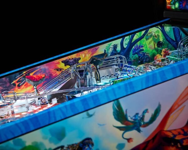 Avatar pinball machine collectors edition, Jersey Jack Avatar pinball, buy Avatar pinball machine, limited edition Avatar pinball, JJP Avatar collectors pinball, Avatar Battle for Pandora pinball for sale, Jersey Jack pinball machine limited edition, Stephen Lang Avatar pinball, bioluminescent UV pinball machine, hologram topper pinball machine, rare collectors pinball machine, best movie-themed pinball machines, Avatar pinball machine price, Pinball Machines Depot Avatar pinball, Jersey Jack Pinball official retailer, authorized Jersey Jack pinball dealer, Avatar pinball machine near me, buy pinball machine florida