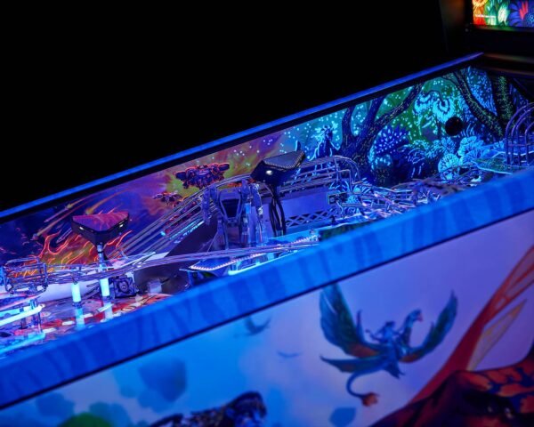 Avatar pinball machine collectors edition, Jersey Jack Avatar pinball, buy Avatar pinball machine, limited edition Avatar pinball, JJP Avatar collectors pinball, Avatar Battle for Pandora pinball for sale, Jersey Jack pinball machine limited edition, Stephen Lang Avatar pinball, bioluminescent UV pinball machine, hologram topper pinball machine, rare collectors pinball machine, best movie-themed pinball machines, Avatar pinball machine price, Pinball Machines Depot Avatar pinball, Jersey Jack Pinball official retailer, authorized Jersey Jack pinball dealer, Avatar pinball machine near me, buy pinball machine florida