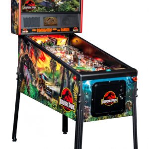 Jurassic Park Home Edition Plus pinball, Jurassic Park Home Edition Plus pinball machine, Jurassic Park pinball machine for sale, Stern Jurassic Park pinball, Home Edition Plus pinball machine, Buy Jurassic Park pinball machine, Interactive dinosaur pinball game, Stern SPIKE pinball system, Insider Connected pinball QR code, T. rex vs Spinosaurus pinball, Dinosaur battle pinball machine, Commercial grade home pinball machine, Where to buy Jurassic Park pinball, Jurassic Park pinball price, Stern pinball machine deals, Limited edition Jurassic Park arcade, Pinball machine with iconic movie music