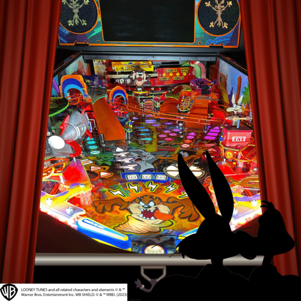 Looney Tunes pinball machine, Looney Tunes Collectors Edition pinball, Spooky Pinball Looney Tunes, Butter Cabinet pinball machine, Limited edition Looney Tunes pinball, Buy Looney Tunes pinball machine, Looney Tunes pinball machine for sale, Spooky Pinball for sale, Collectors edition pinball machine price, Limited run pinball machines in stock, How much is the Looney Tunes Collectors pinball, Best Warner Bros. themed pinball machines, Spooky Pinball vs. Stern Pinball, Rarest Spooky Pinball machines,