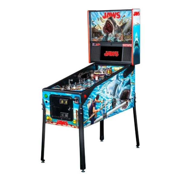 JAWS Pro Pinball Machine, JAWS Pinball Machine, JAWS Premium Pinball Machine, Stern JAWS pinball for sale, Buy JAWS pinball machine, JAWS pinball machine price, JAWS pinball gameplay features, Stern JAWS Pro vs Premium, JAWS Limited Edition pinball, Insider Connected pinball, Where to buy JAWS Stern pinball machine, How much does the JAWS pinball machine cost?, What’s the difference between JAWS Pro and Premium?, Does the JAWS pinball have Richard Dreyfuss voice?, Best movie-themed pinball machines 2025, Stern JAWS pinball release date, JAWS pinball vs Godzilla pinball, Stern JAWS vs Jersey Jack pinball,