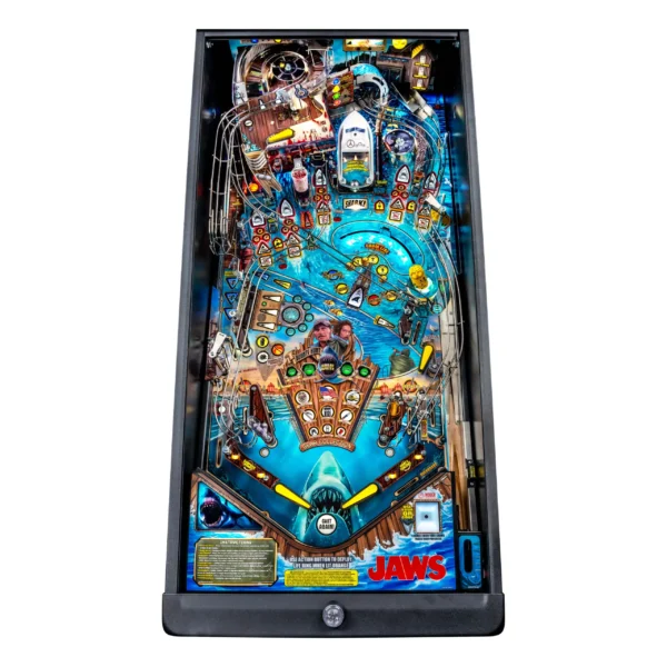 JAWS Pro Pinball Machine, JAWS Pinball Machine, JAWS Premium Pinball Machine, Stern JAWS pinball for sale, Buy JAWS pinball machine, JAWS pinball machine price, JAWS pinball gameplay features, Stern JAWS Pro vs Premium, JAWS Limited Edition pinball, Insider Connected pinball, Where to buy JAWS Stern pinball machine, How much does the JAWS pinball machine cost?, What’s the difference between JAWS Pro and Premium?, Does the JAWS pinball have Richard Dreyfuss voice?, Best movie-themed pinball machines 2025, Stern JAWS pinball release date, JAWS pinball vs Godzilla pinball, Stern JAWS vs Jersey Jack pinball,
