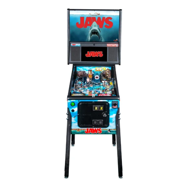 JAWS Pro Pinball Machine, JAWS Pinball Machine, JAWS Premium Pinball Machine, Stern JAWS pinball for sale, Buy JAWS pinball machine, JAWS pinball machine price, JAWS pinball gameplay features, Stern JAWS Pro vs Premium, JAWS Limited Edition pinball, Insider Connected pinball, Where to buy JAWS Stern pinball machine, How much does the JAWS pinball machine cost?, What’s the difference between JAWS Pro and Premium?, Does the JAWS pinball have Richard Dreyfuss voice?, Best movie-themed pinball machines 2025, Stern JAWS pinball release date, JAWS pinball vs Godzilla pinball, Stern JAWS vs Jersey Jack pinball,