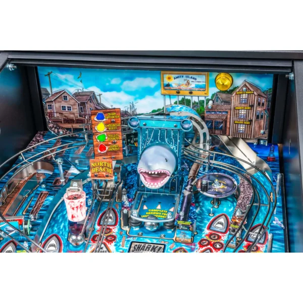 JAWS Pro Pinball Machine, JAWS Pinball Machine, JAWS Premium Pinball Machine, Stern JAWS pinball for sale, Buy JAWS pinball machine, JAWS pinball machine price, JAWS pinball gameplay features, Stern JAWS Pro vs Premium, JAWS Limited Edition pinball, Insider Connected pinball, Where to buy JAWS Stern pinball machine, How much does the JAWS pinball machine cost?, What’s the difference between JAWS Pro and Premium?, Does the JAWS pinball have Richard Dreyfuss voice?, Best movie-themed pinball machines 2025, Stern JAWS pinball release date, JAWS pinball vs Godzilla pinball, Stern JAWS vs Jersey Jack pinball,