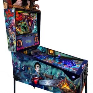 Evil Dead pinball machine, Evil Dead Collector's Edition pinball, Bruce Campbell pinball machine, Limited edition Evil Dead pinball, Spooky Pinball Evil Dead, Horror movie pinball machine, am Raimi Evil Dead pinball, Evil Dead 2 pinball game, Ash Williams pinball machine, Necronomicon pinball feature, Wide-body pinball machine, Motorized pinball toys, Evil Dead vs. other horror pinballs, Collector’s edition pinball cost, Evil Dead pinball machine for sale near me, Pinball expo Evil Dead edition
