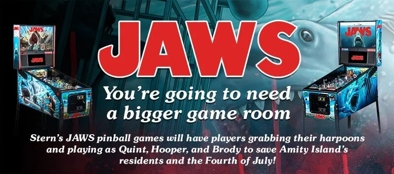 Jaws Pinball Machine Buy New Pinball Machines Online, pinball machines depot, new pinball machines for sale,