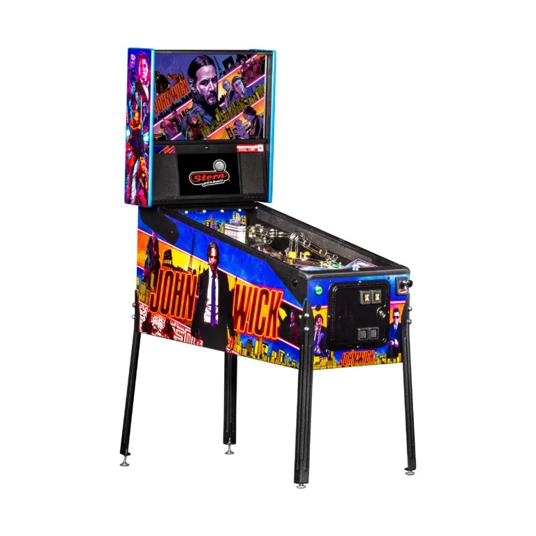 John Wick Game-Edition-WAFFLES-PREMIUM pinball machines depot, john wick pinball macines